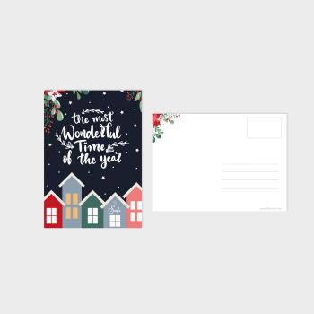 Weihnachtskarten-Bundle DIN A6 "Chrtistmas Florals" | Grußkarten-Set | Postkarten